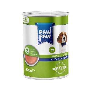 PawPaw Yavru Köpekler için Kuzulu Pate Tam Yaş Mama