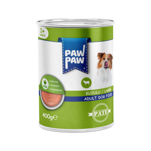 PawPaw Yetişkin Köpekler için Kuzulu Pate Tam Yaş Mama