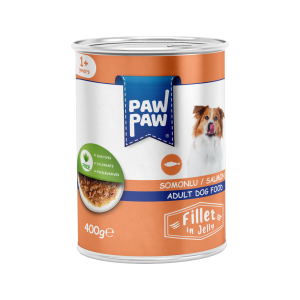 PawPaw Yetişkin Köpekler için Somonlu Fillet In Jelly Tam Yaş Mama