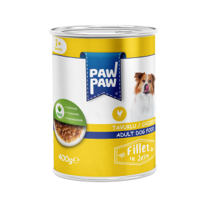 PawPaw Yetişkin Köpekler için Tavuklu Fillet In Jelly Tam Yaş Mama