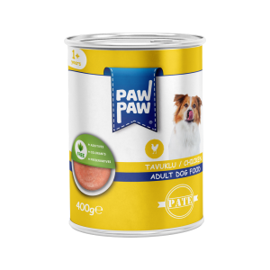PawPaw Yetişkin Köpekler için Tavuklu Pate Tam Yaş Mama